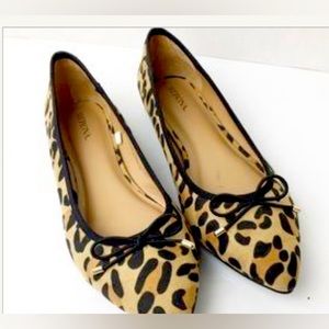 Merona animal, print ballet slippers, pointed toe, 8.5M excellent condition.